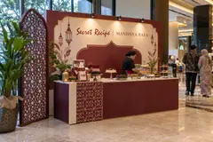 Secret Recipe hotel raya event design reference with hotel dessert hospitality display